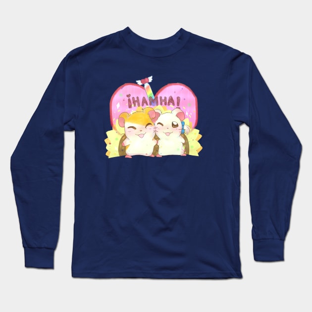 Hamtaro Heartbreaker Long Sleeve T-Shirt by Rosbel